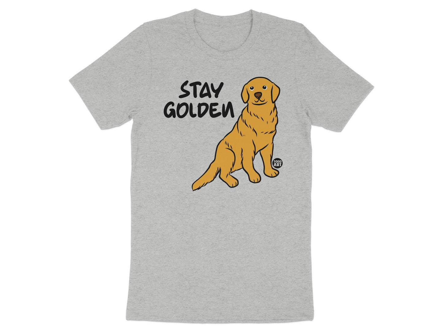 Stay Golden Golden Retriever Graphic Shirt product type
