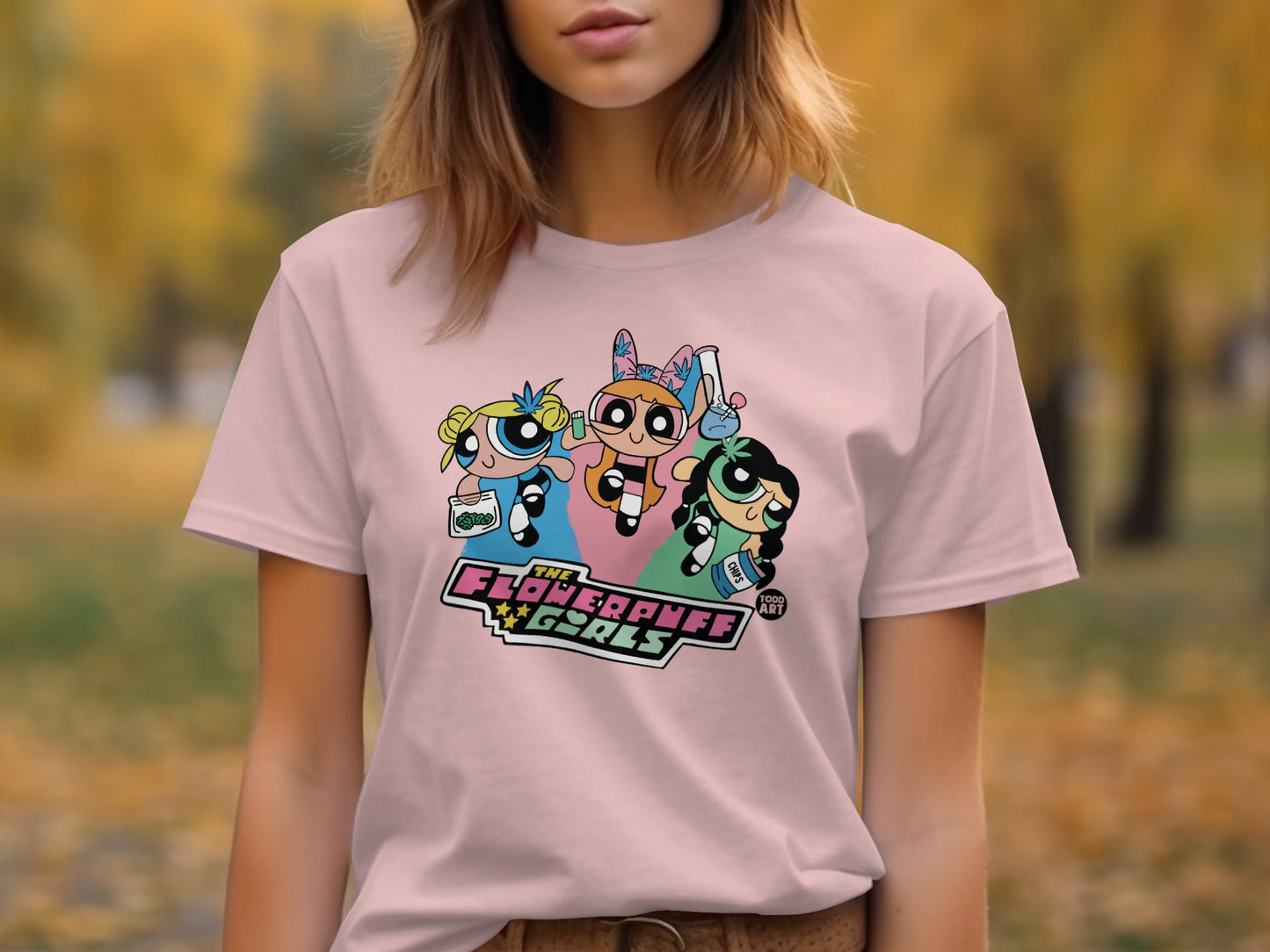 The Flowerpuff Girls Cute Graphic Tee