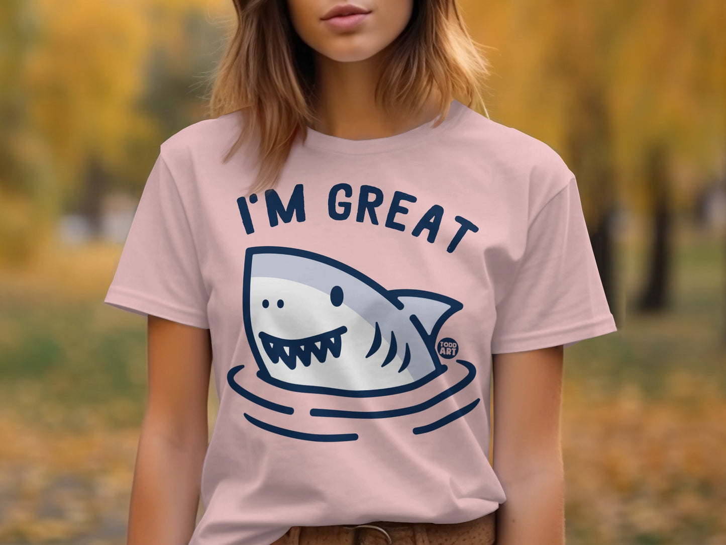 I'm Great Shark Illustration Women's T-shirt