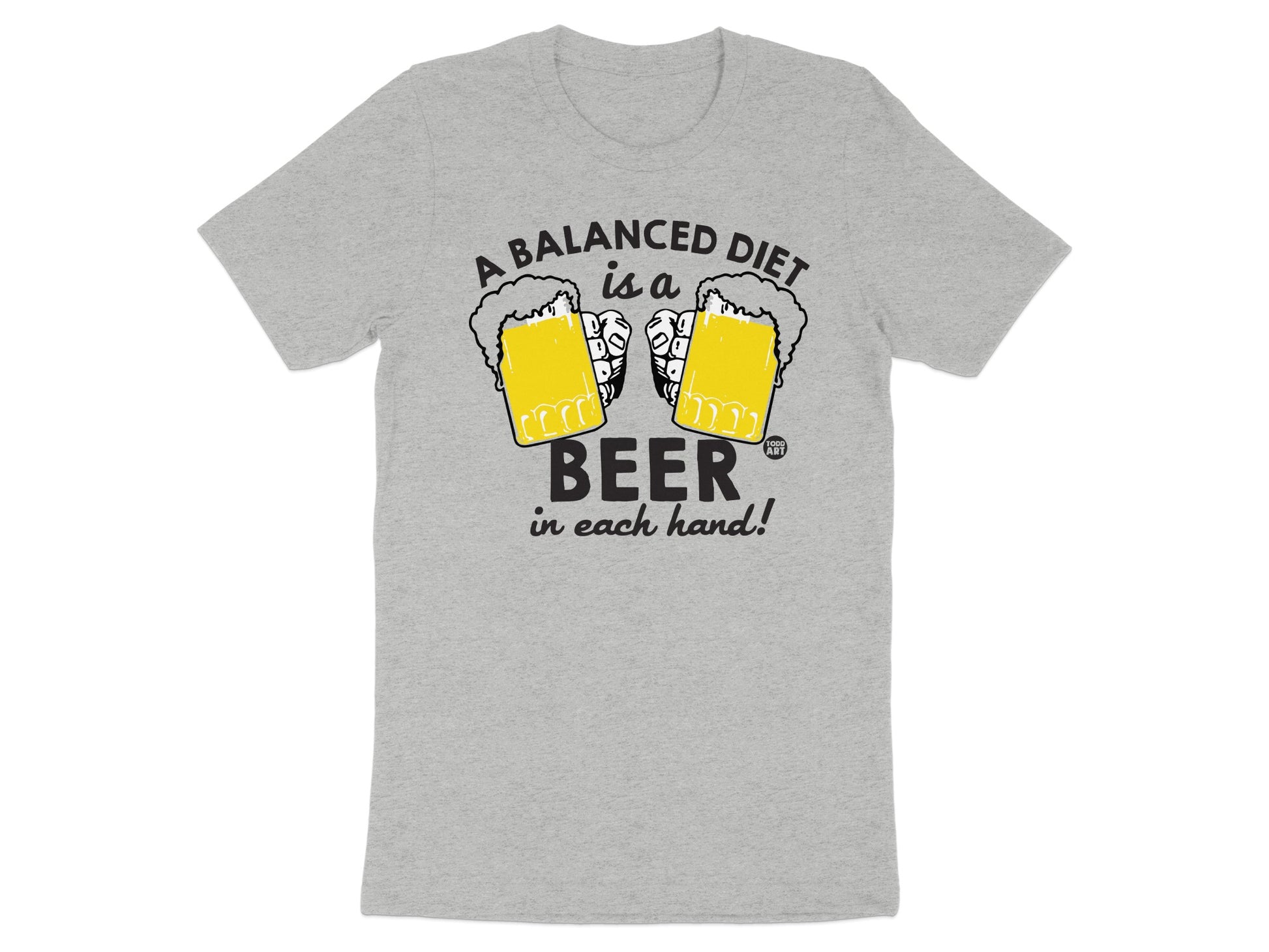 A Balanced Diet is a Beer in Each Hand T-shirt product