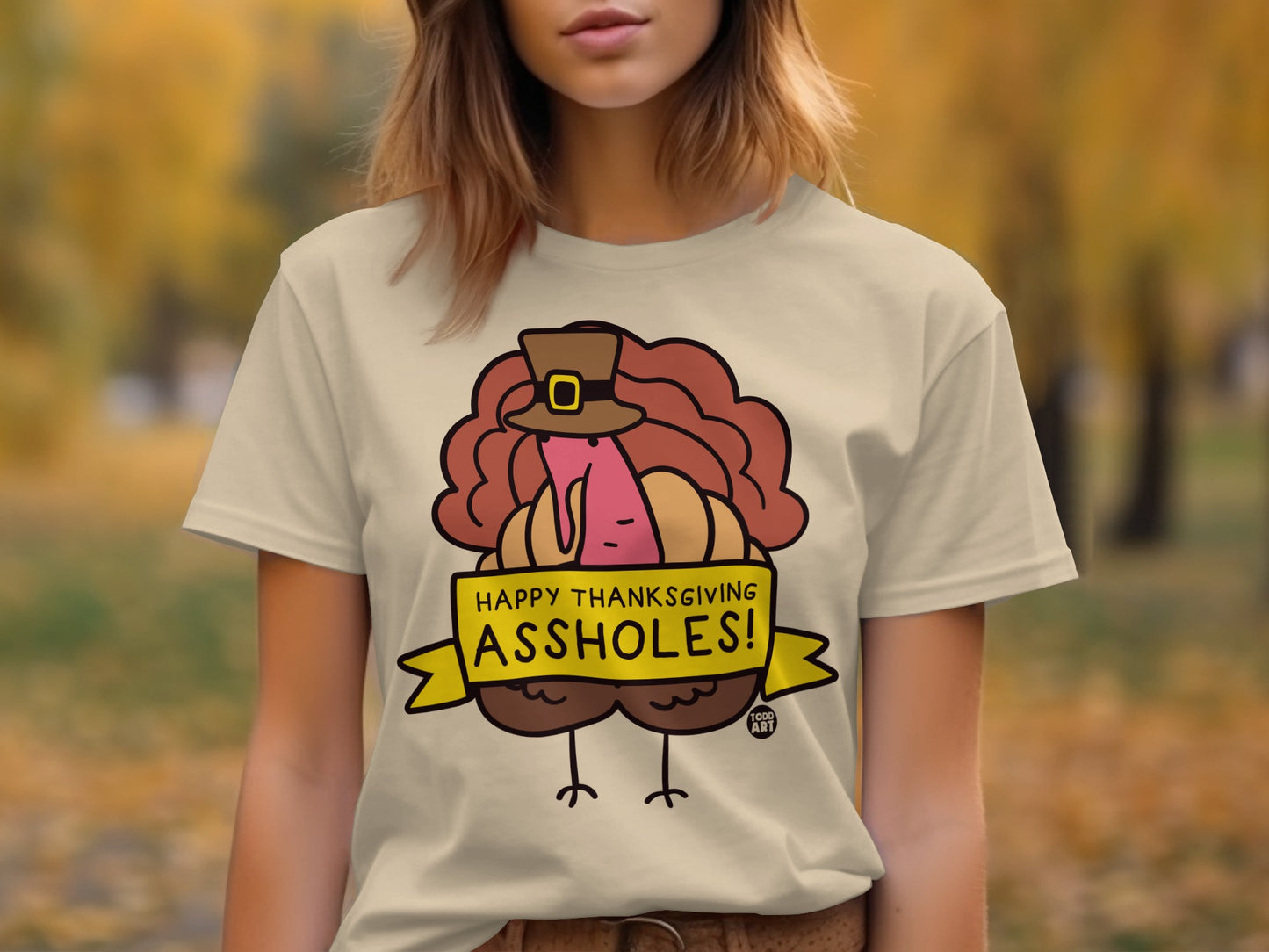 Happy Thanksgiving Assholes Graphic Shirt