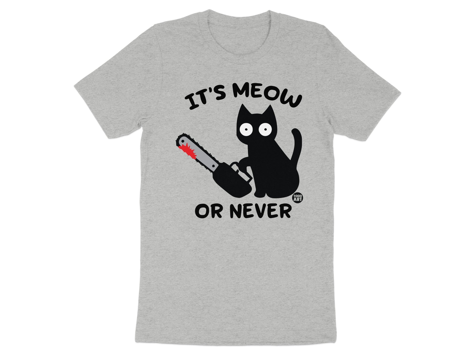 It's Meow or Never Graphic Tee Shirt product