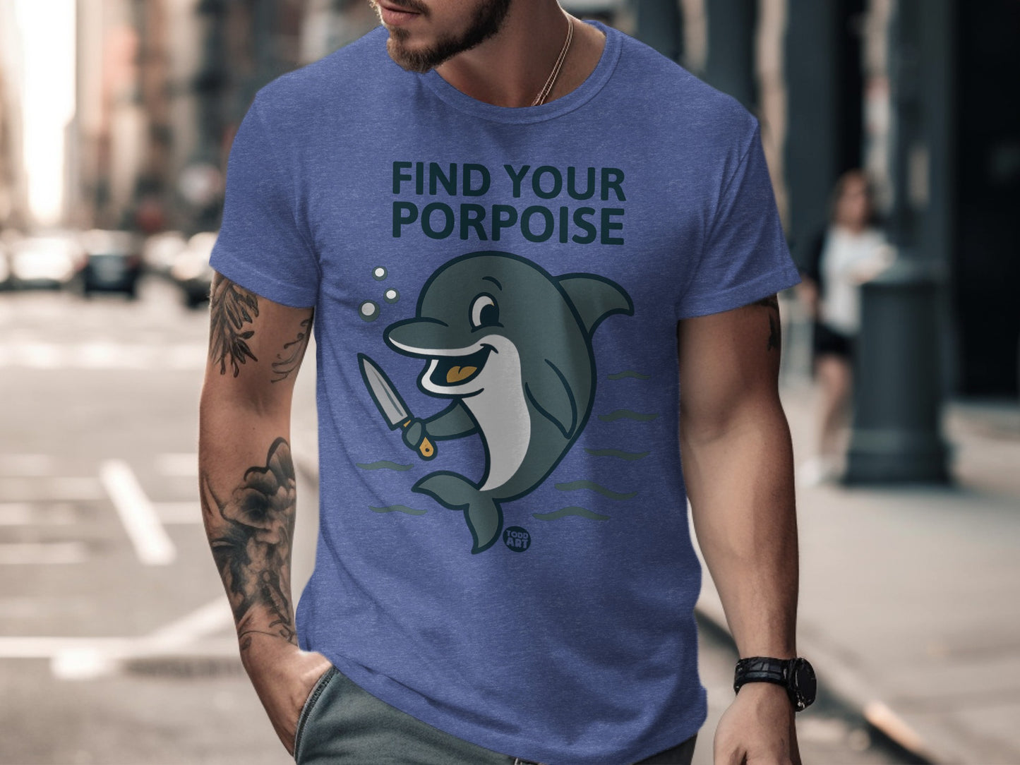 Find Your Porpoise Graphic Tee Shirt product