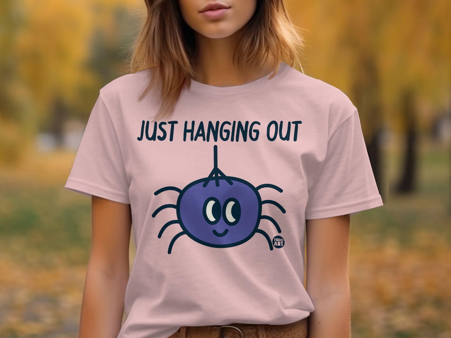 Just Hanging Out with Cute Spider T-shirt product