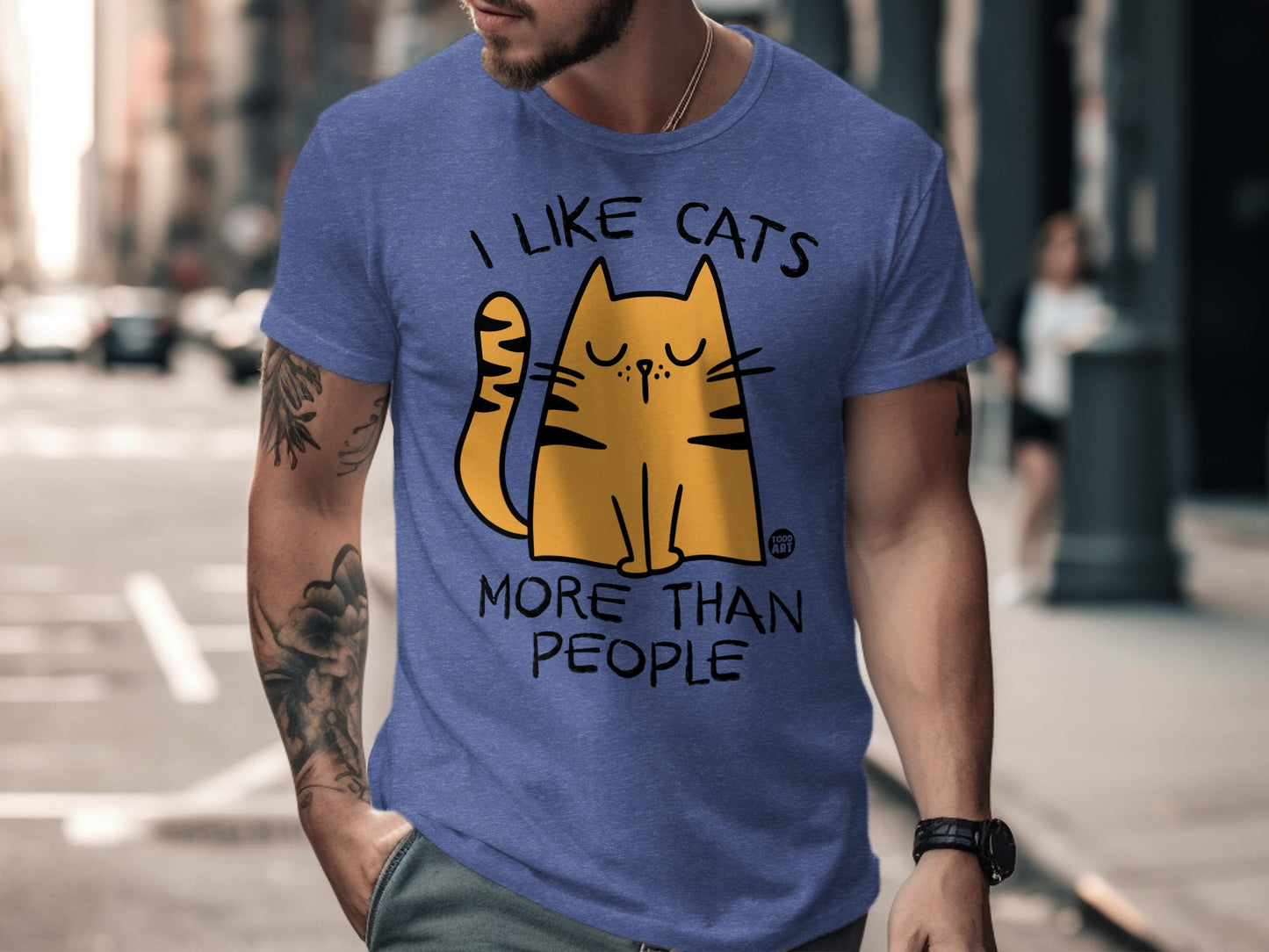 I Like Cats More Than People T-Shirt product type