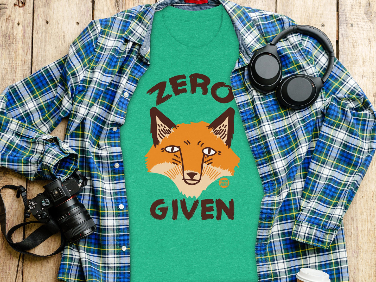 Zero Fox Given Graphic Teal T-Shirt product