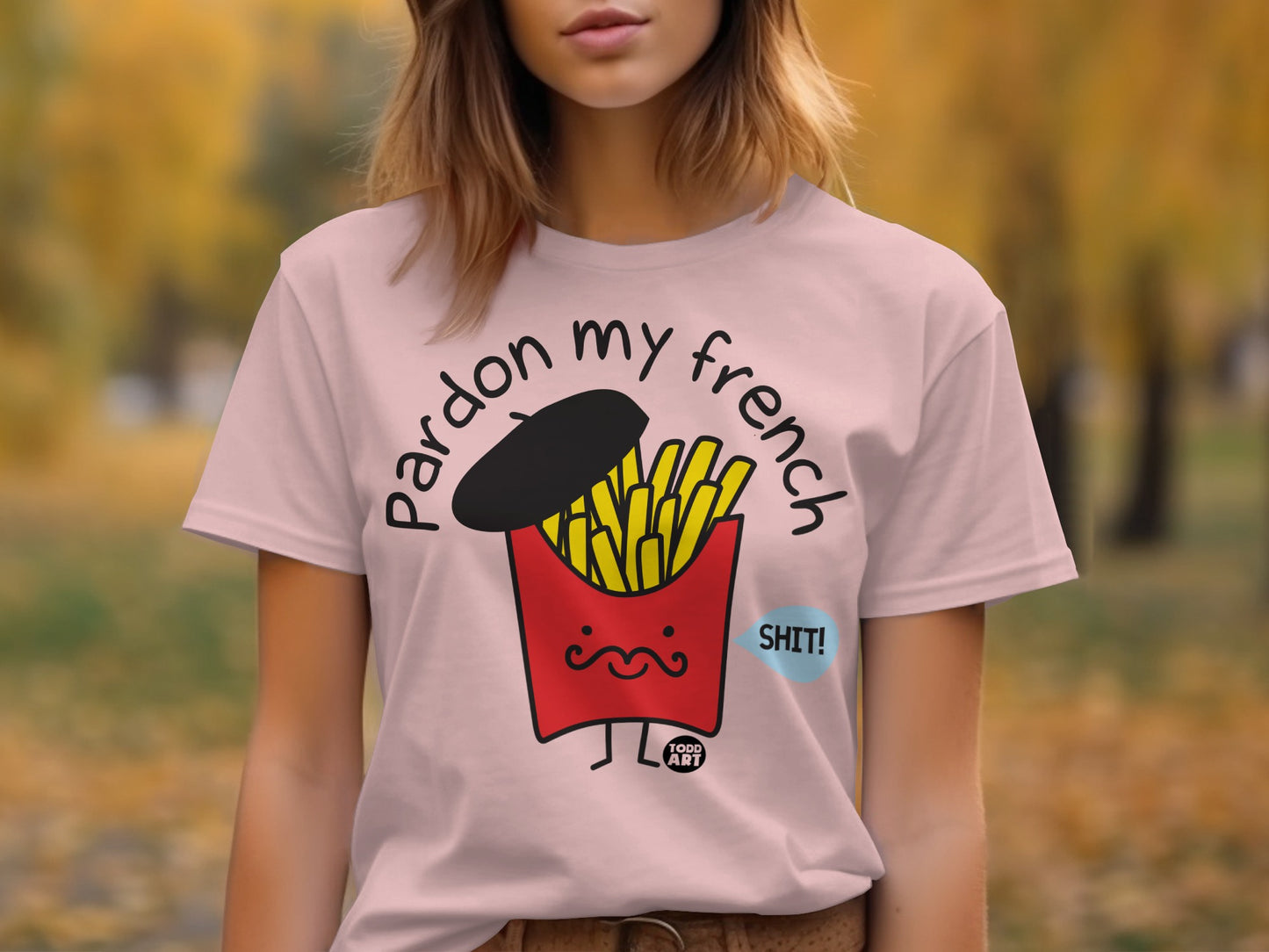 Pardon My French Funny Graphic Tee Shirt product