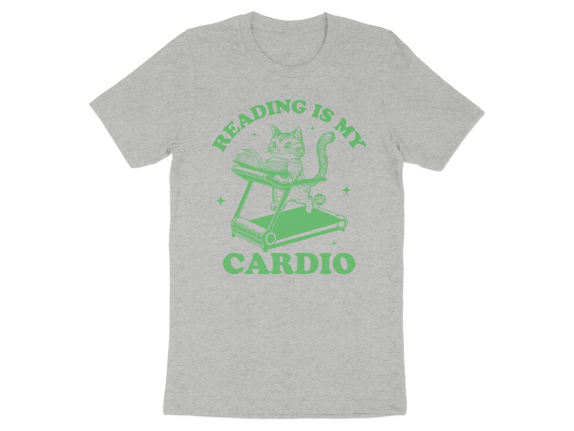 Reading is My Cardio Cat Workout Shirt product