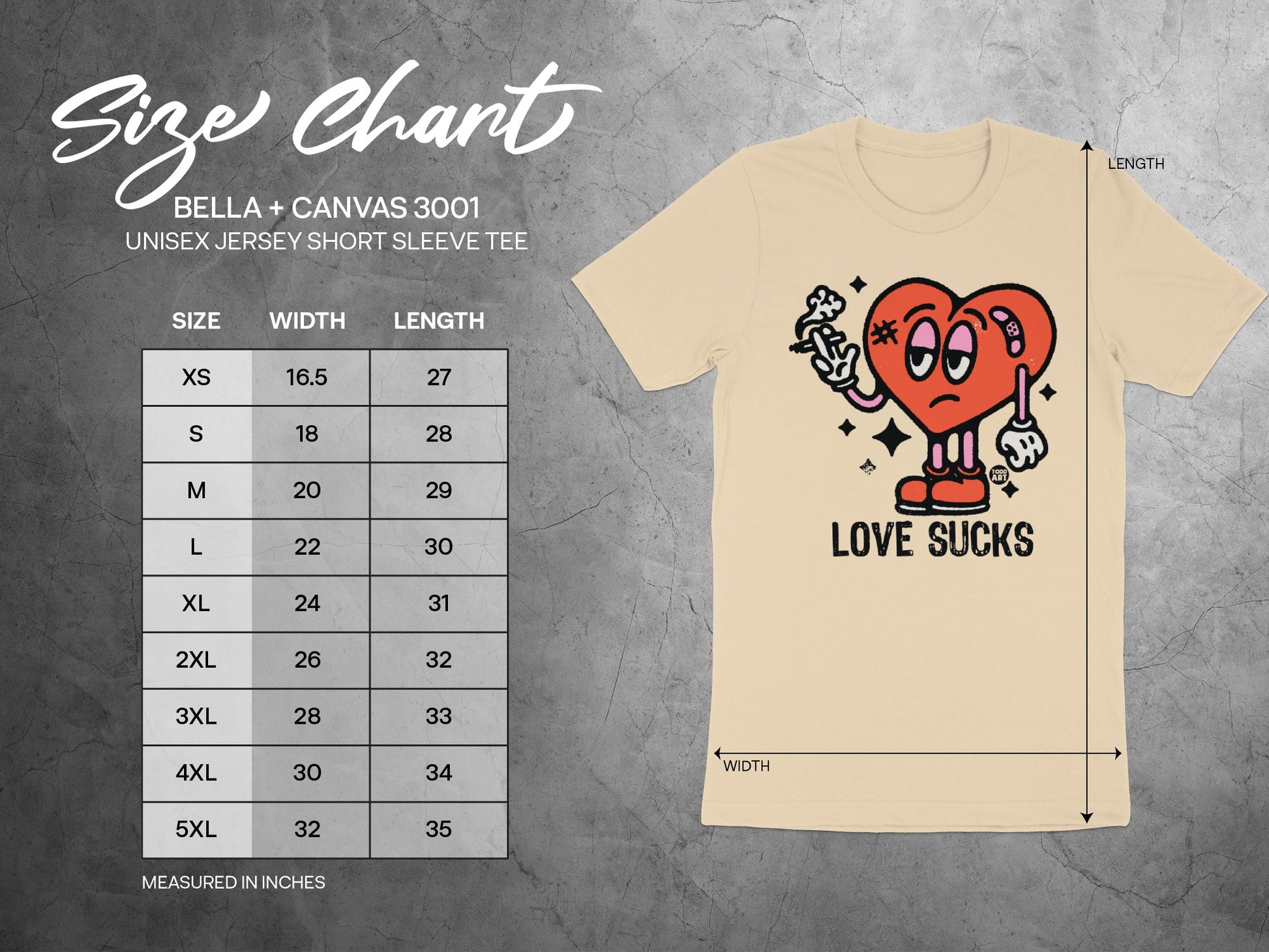 Love Sucks Graphic Unisex Jersey Short Sleeve Tee