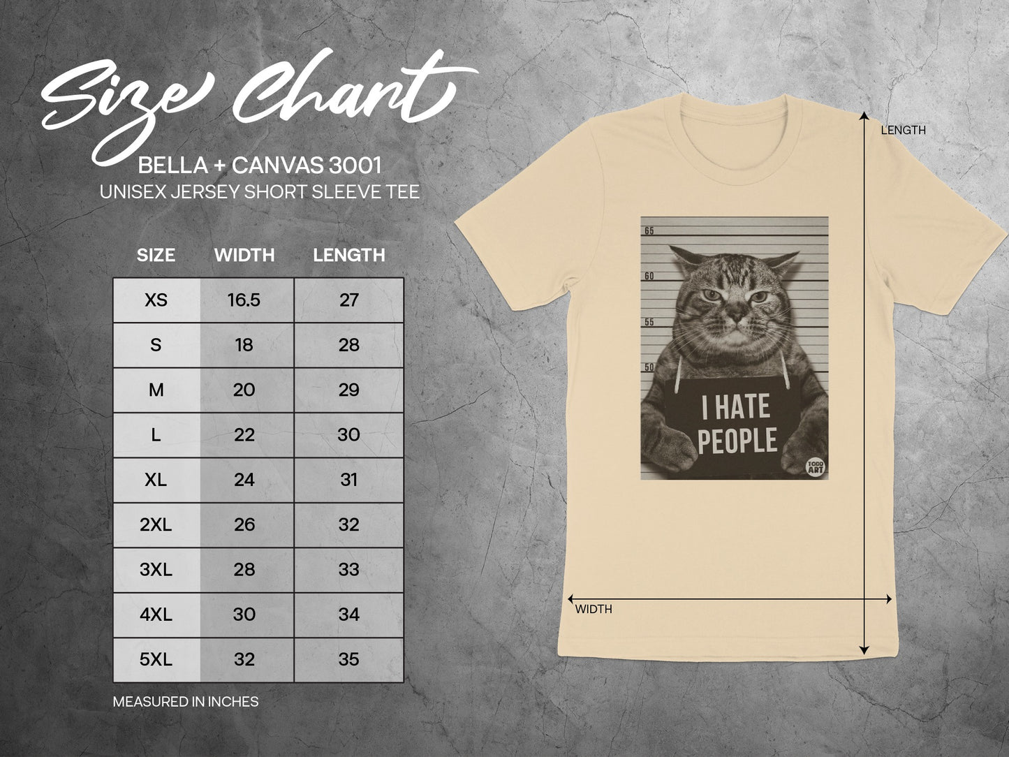 I Hate People Bella Canvas Unisex Jersey Short Sleeve product