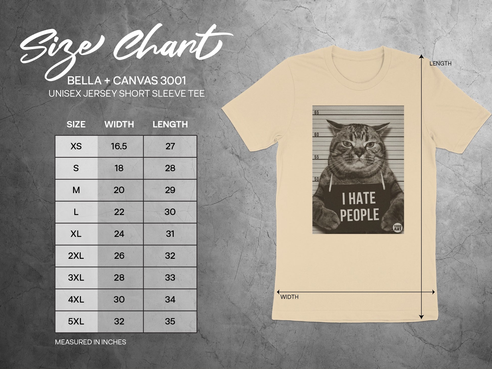 I Hate People Bella Canvas Unisex Jersey Short Sleeve product