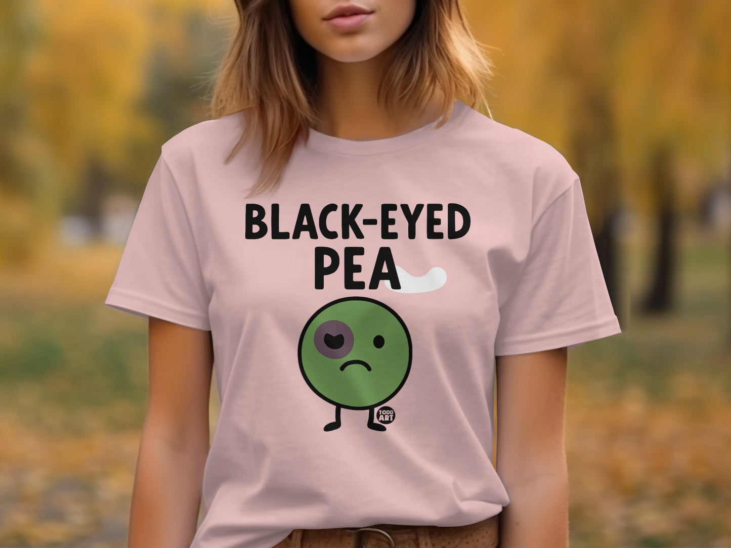 Humorous Black-Eyed Pea Graphic T-shirt product