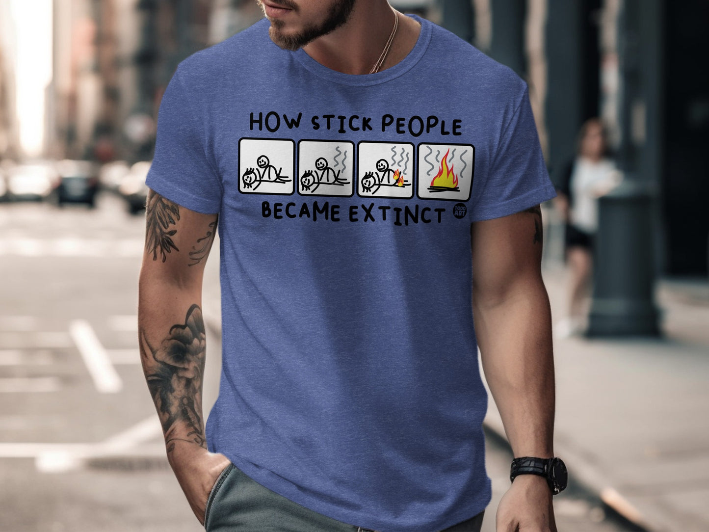 How Stick People Became Extinct T-shirt product