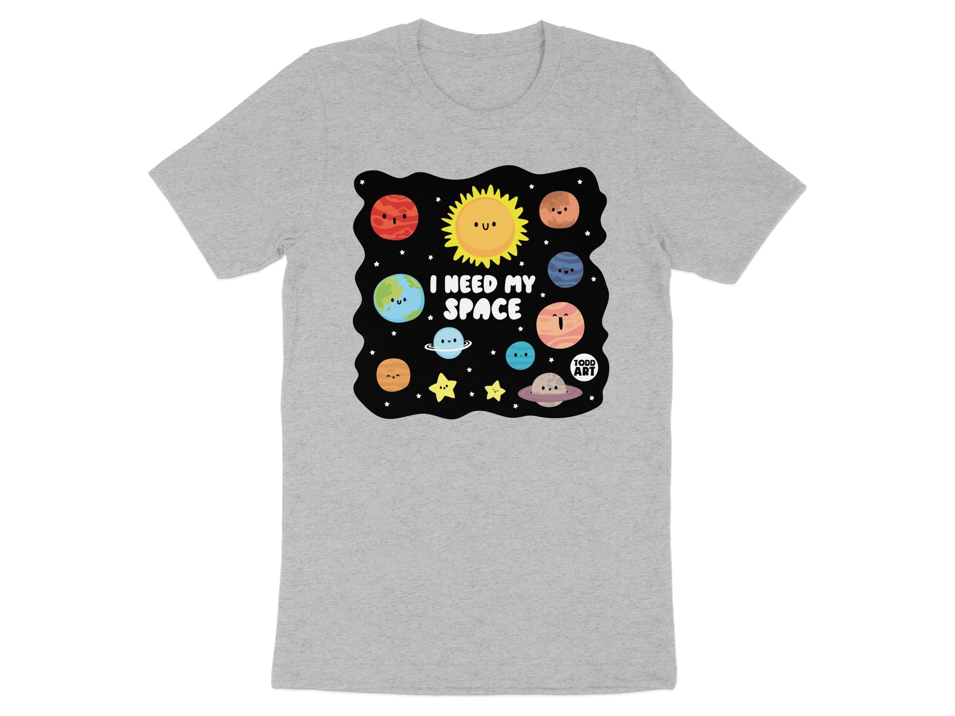 I Need My Space Planets Graphic T-Shirt product