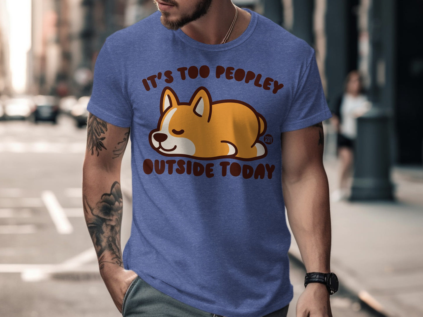 It's Too Peopley Outside Today Funny Shirt product