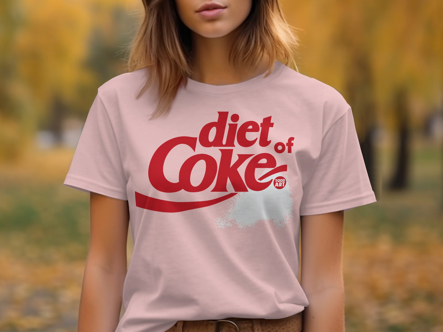 Diet Coke design T-shirt with retro look