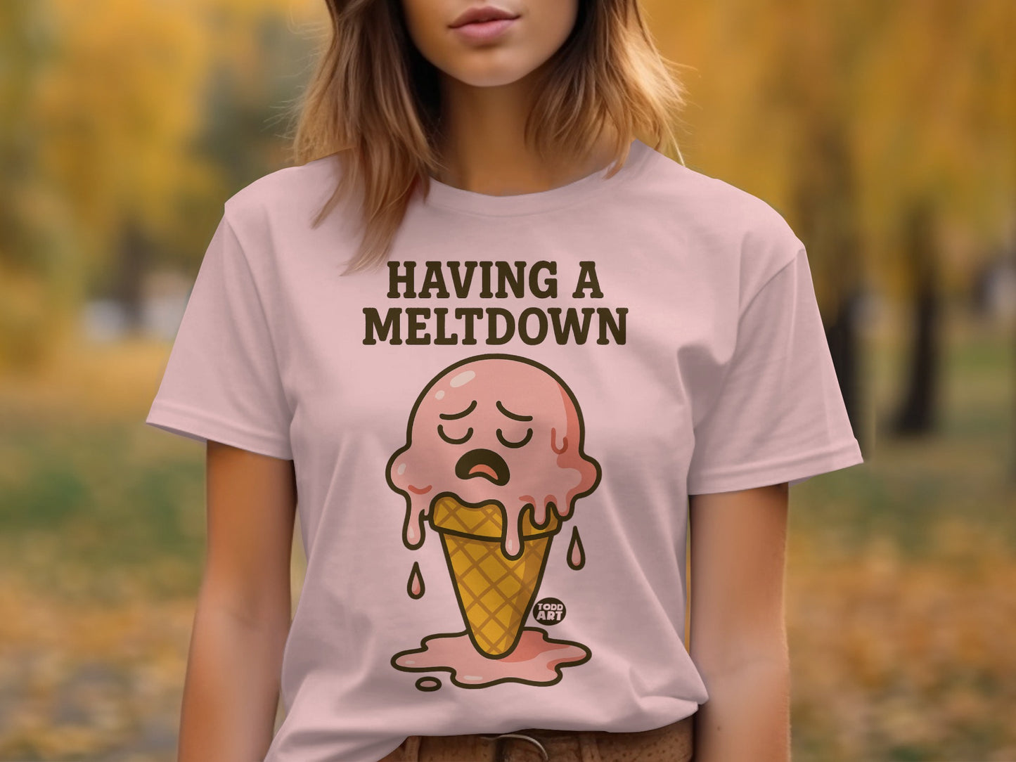 Having A Meltdown Ice Cream T-Shirt product