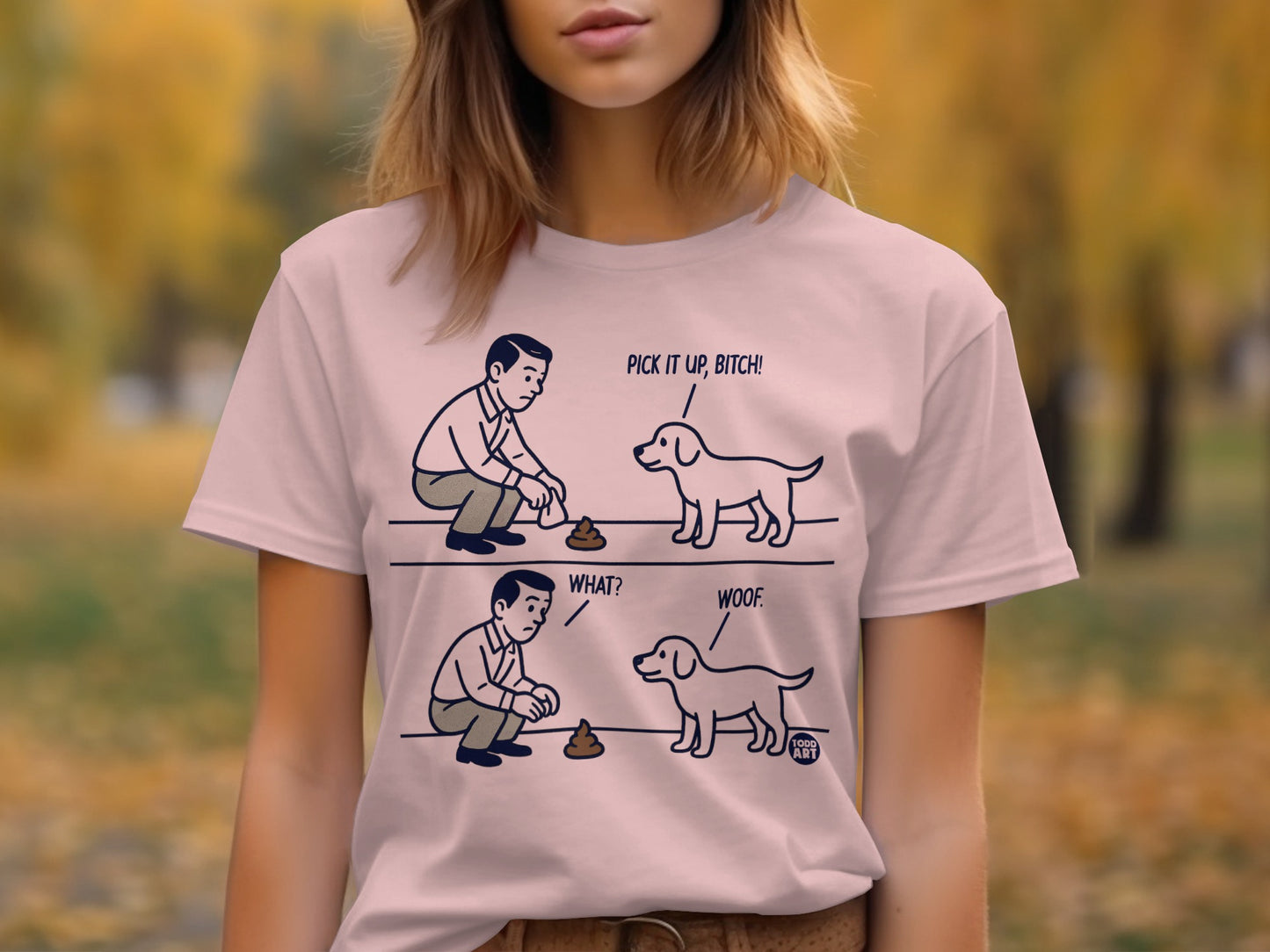 Funny Comic Style Pet Owner Shirt product type