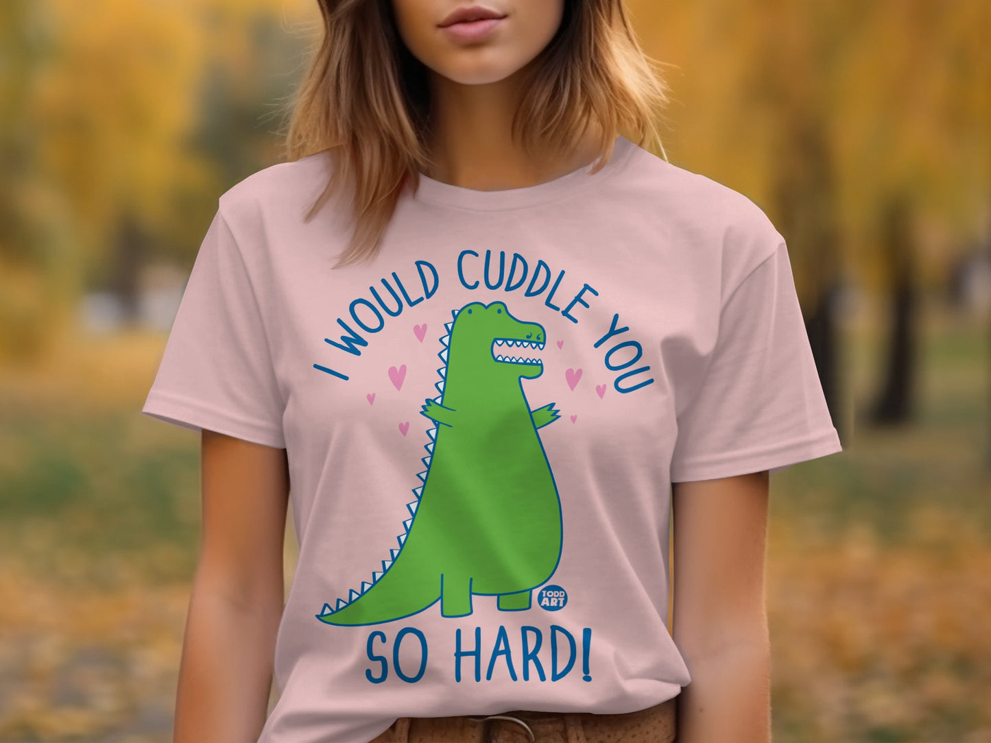 I Would Cuddle You So Hard Dinosaur Tee product