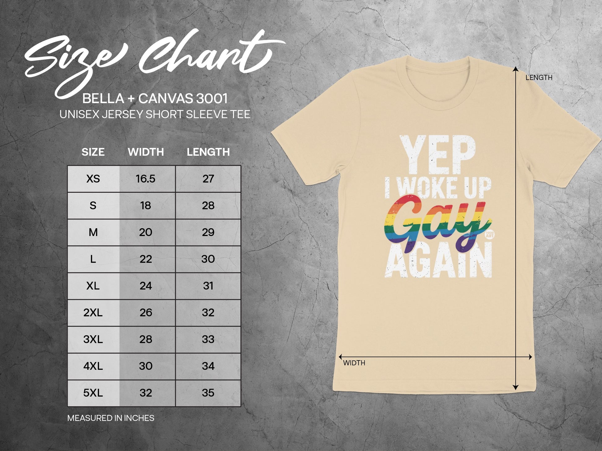 YEP I WOKE UP GAY AGAIN Unisex Jersey Short Sleeve Tee product