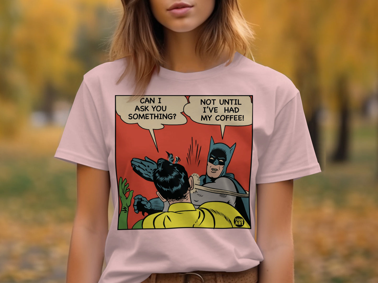 Funny Comic Themed Coffee Lover T-Shirt product
