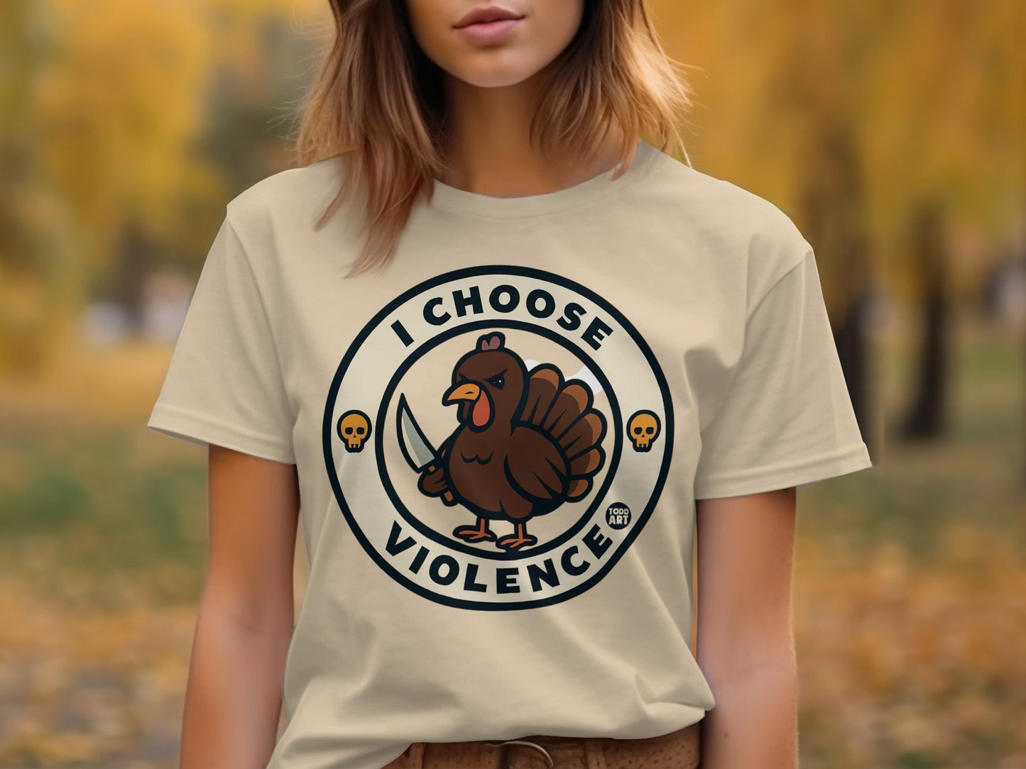 I Choose Violence Shirt Fun and Humorous Graphic Tee