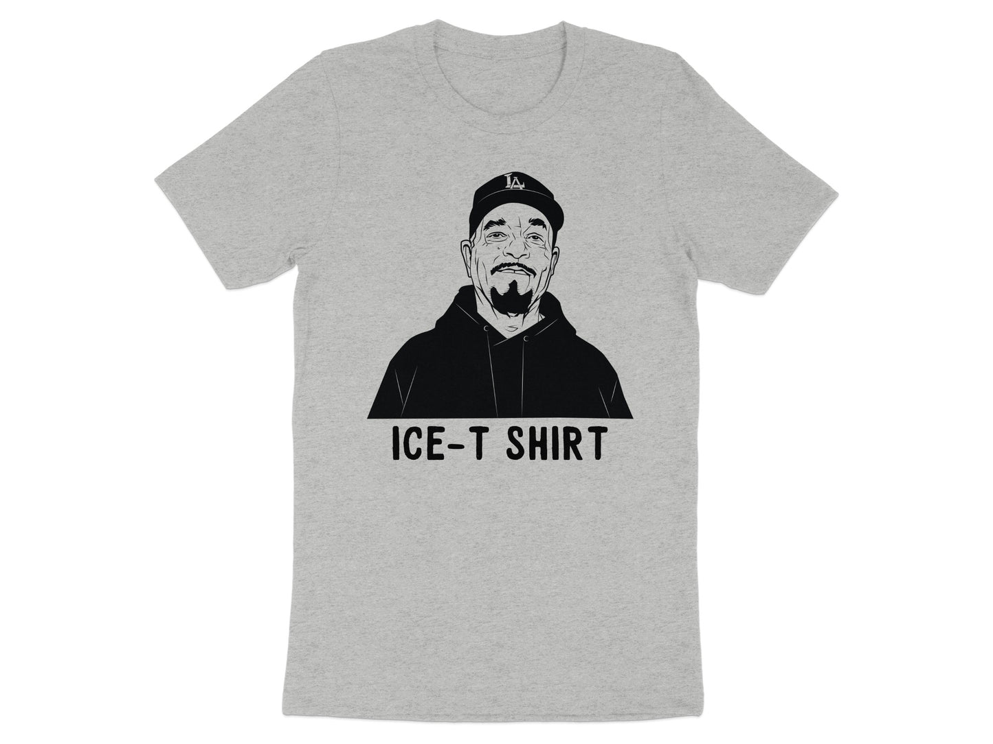 Stylish Ice-T Theme Graphic Design Tee Shirt