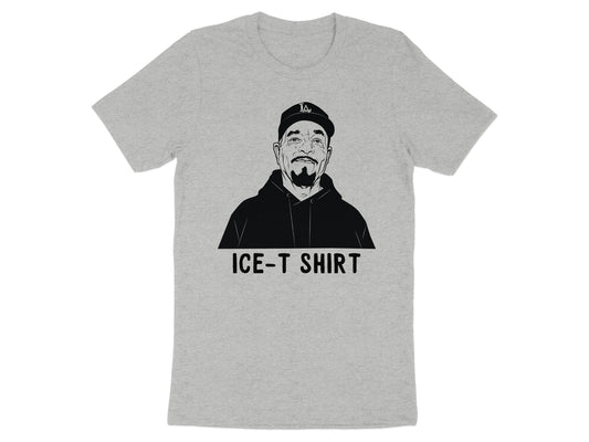 Stylish Ice-T Theme Graphic Design Tee Shirt