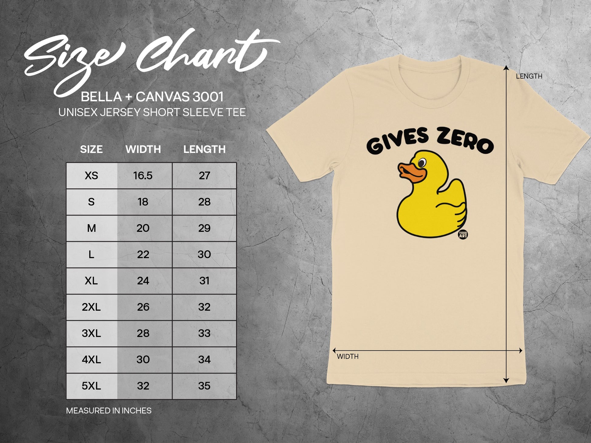 Gives Zero Duck Funny Unisex Jersey Short Sleeve Tee product