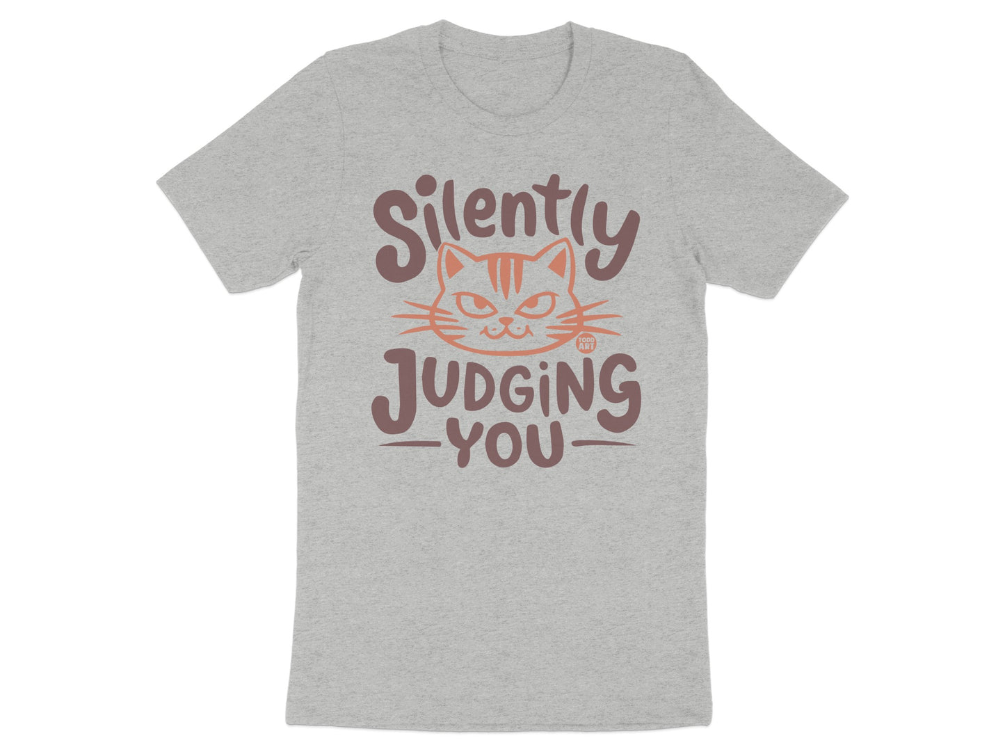 Silently Judging You Cat Graphic Tee Shirt product