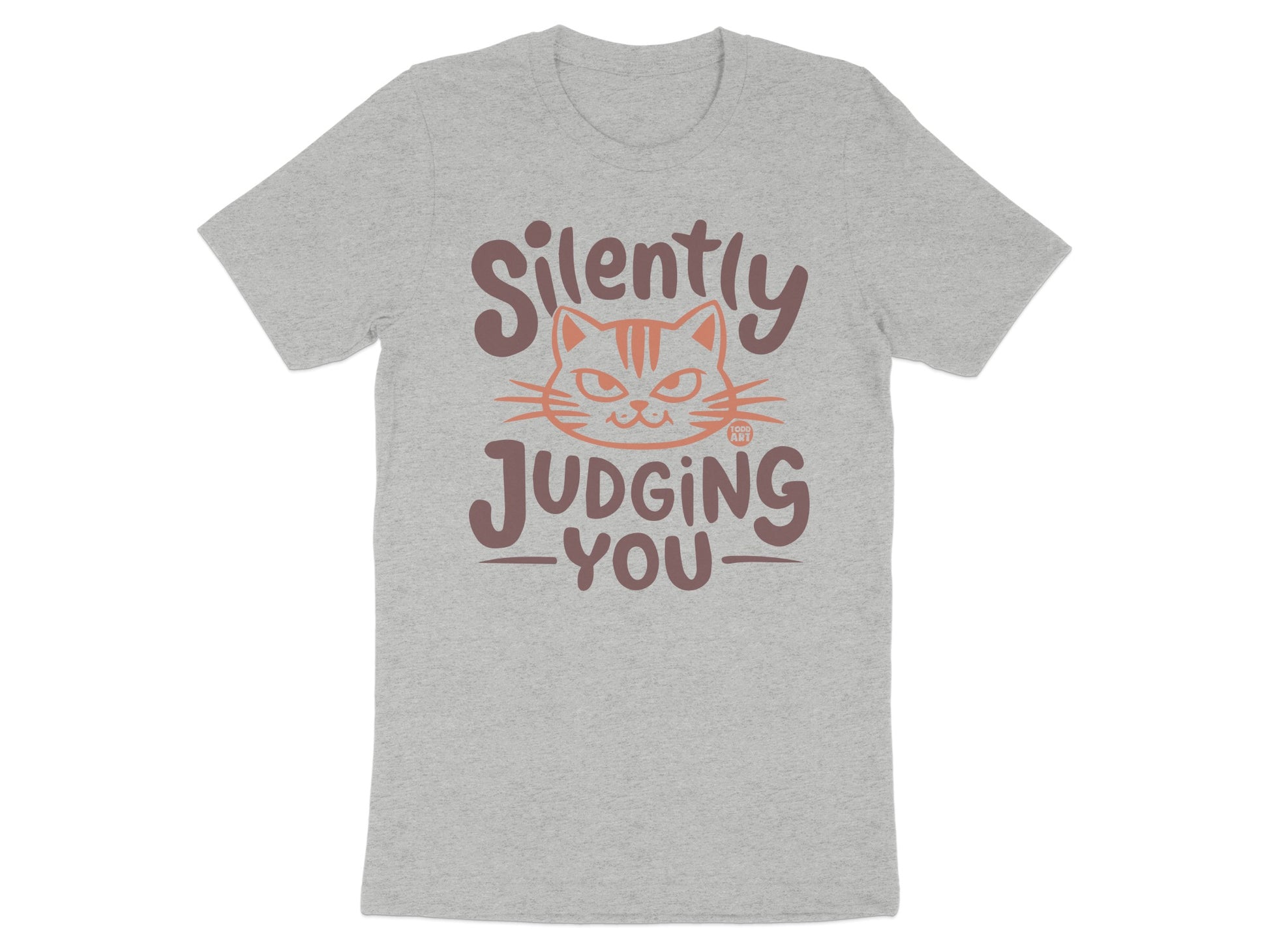 Silently Judging You Cat Graphic Tee Shirt product