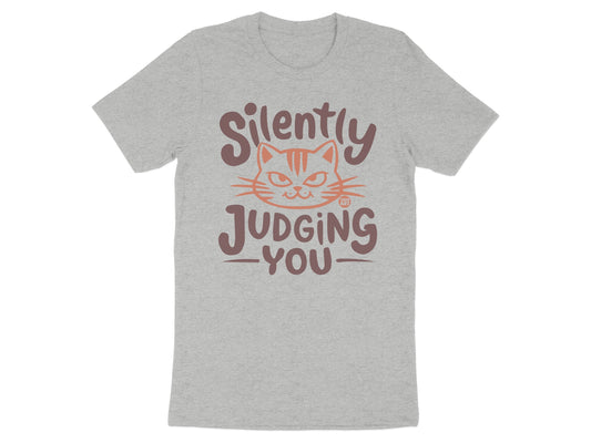 Silently Judging You Cat Graphic Tee Shirt product