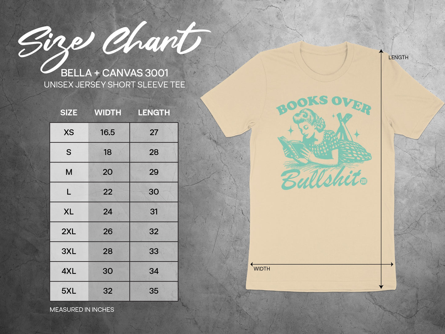 Books Over Bullshit Graphic Tee product