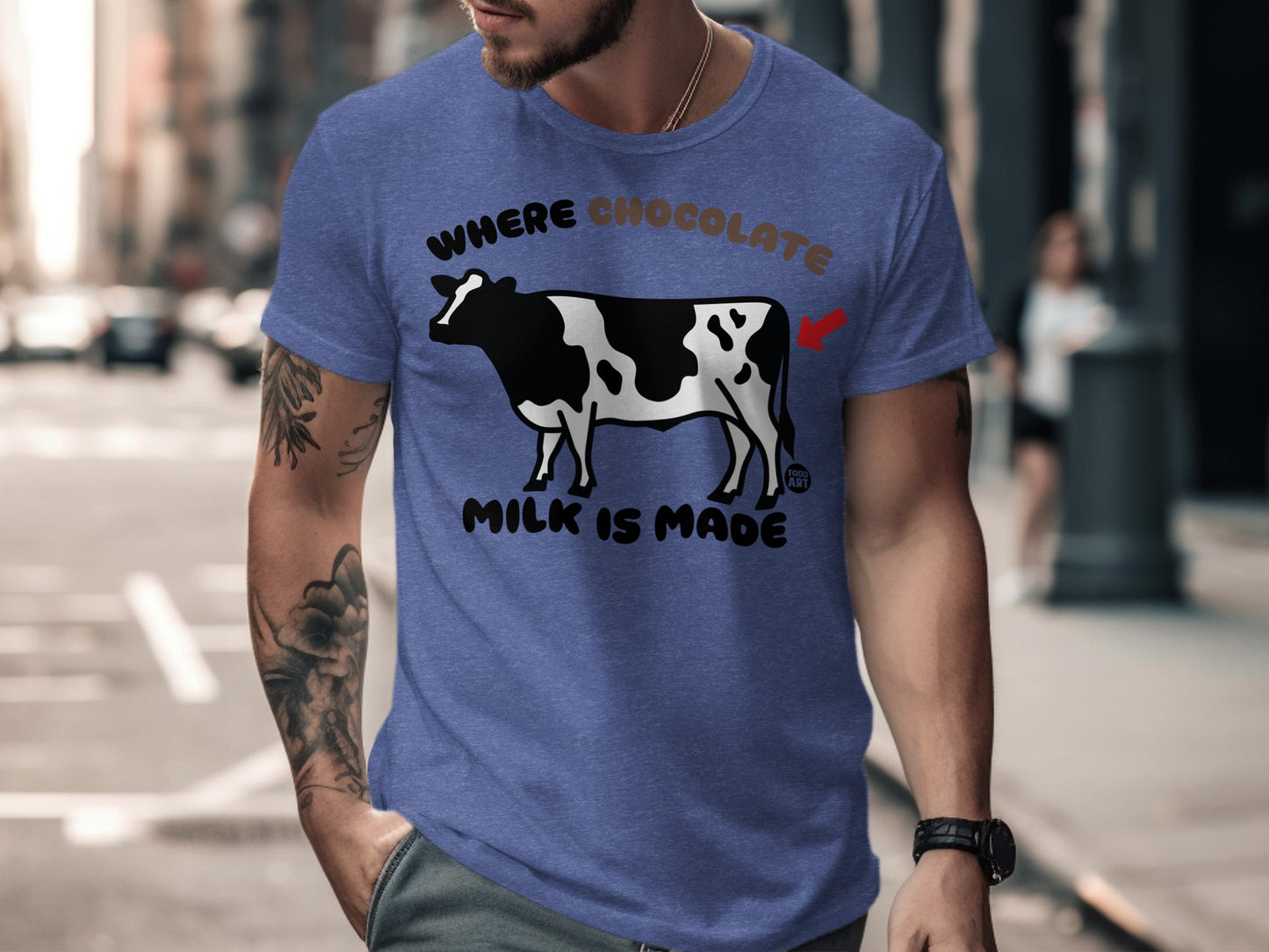 Where Chocolate Milk Is Made Graphic T-Shirt product