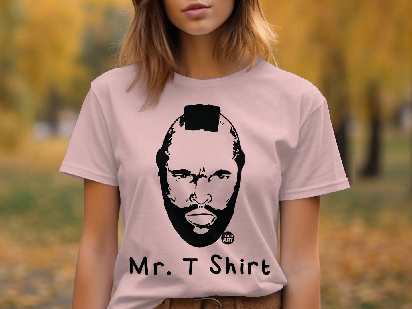 Mr. T Shirt Graphic Portrait Unisex Casual Tee