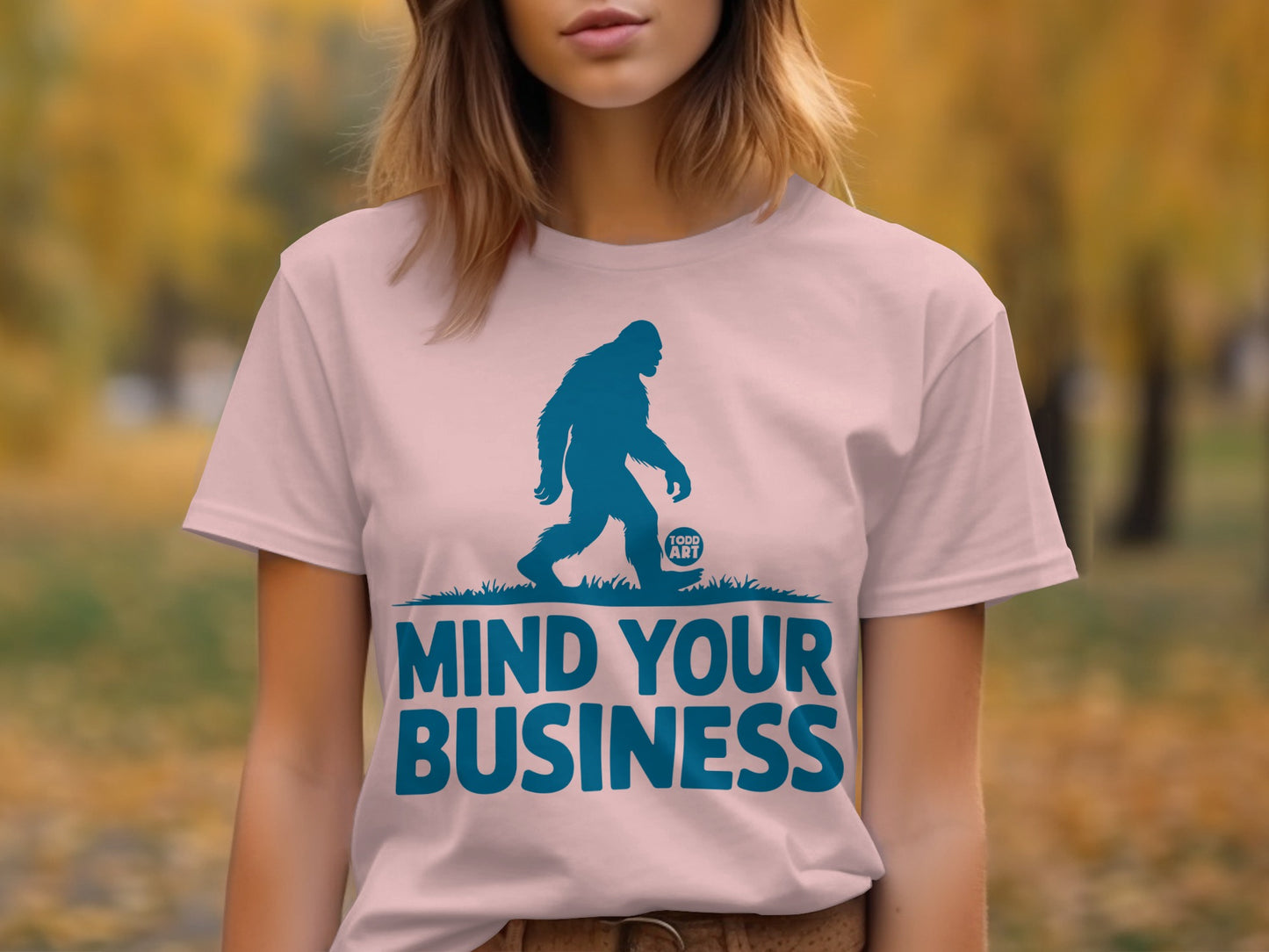 Mind Your Business Bigfoot Graphic Tee product