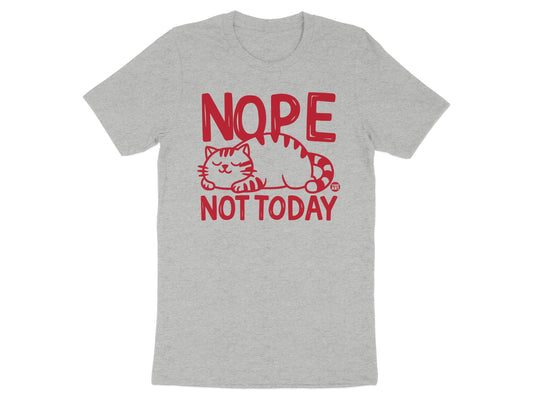 Nope Not Today Sleeping Cat Graphic T-Shirt product