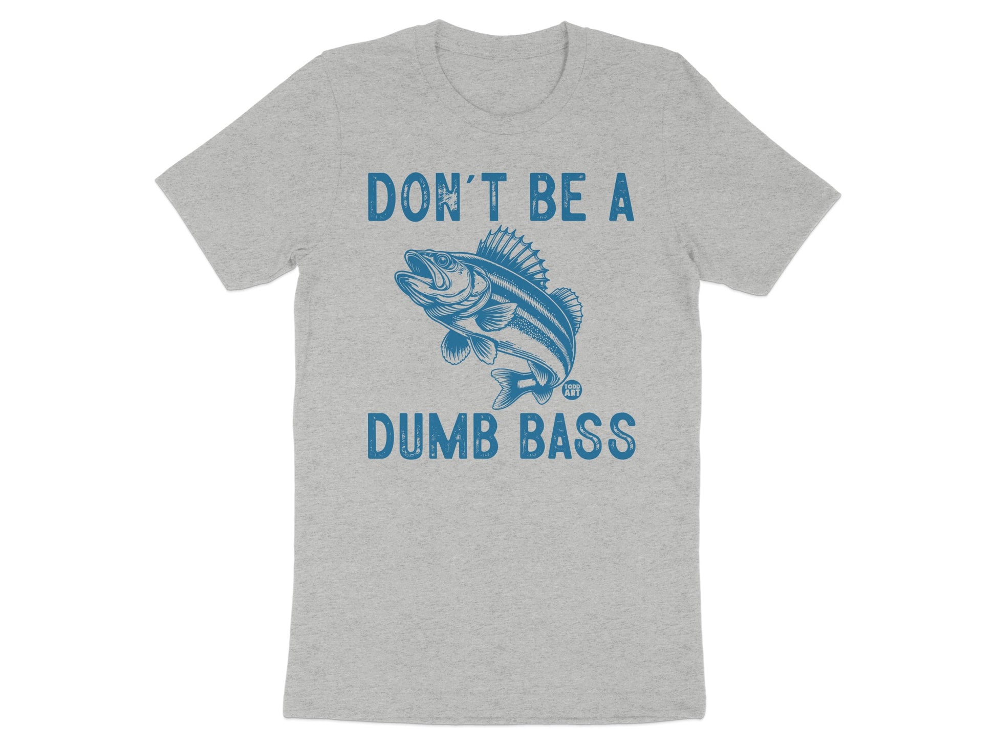 Don't Be A Dumb Bass Graphic Fish Print Shirt product type