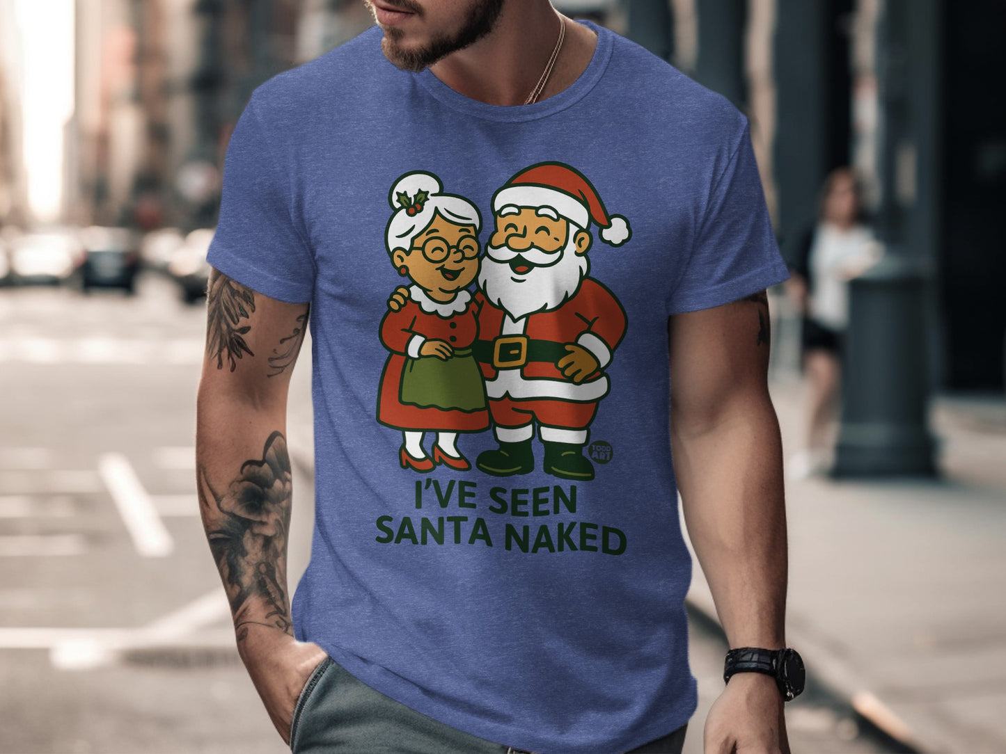 I've Seen Santa Naked Funny Graphic T-Shirt product