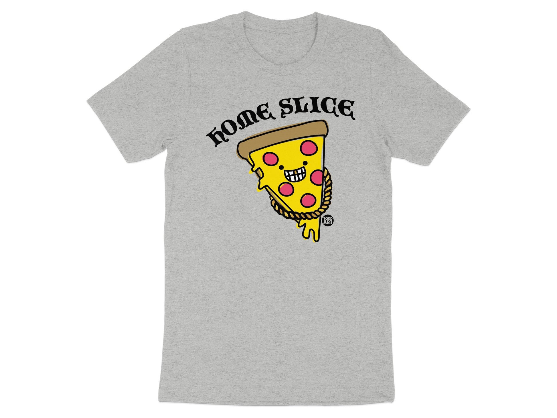 Home Slice Pizza Graphic Print T-Shirt
