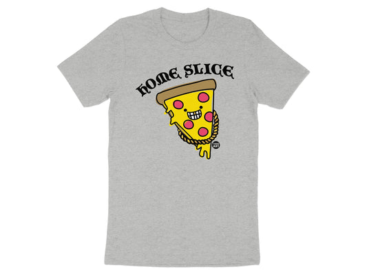 Home Slice Pizza Graphic Print T-Shirt