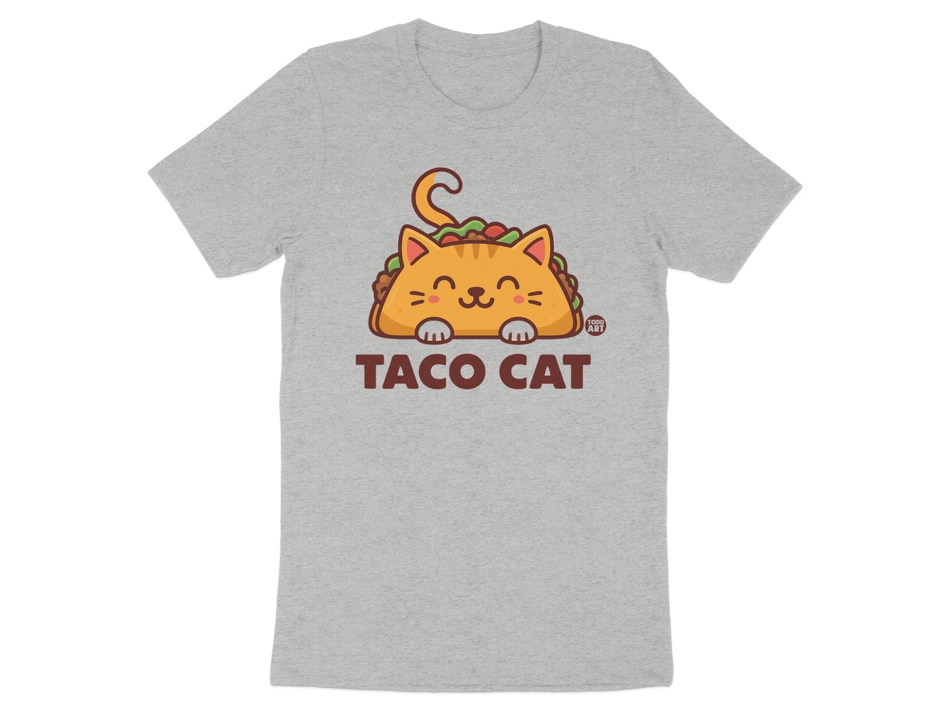 Cute Taco Cat Graphic Design T-Shirt Ideal Gift