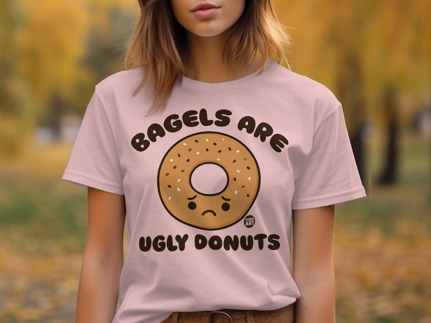 Bagels Are Ugly Donuts Graphic Tee product type