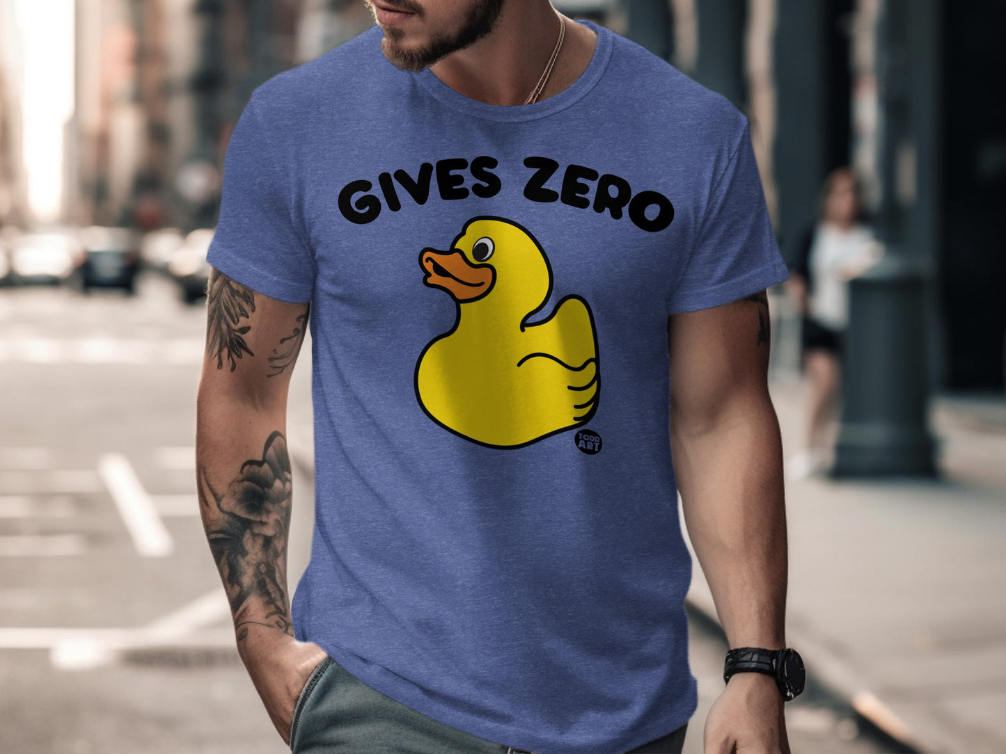 GIVES ZERO Duck Graphic Tee Shirt product