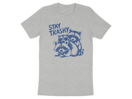 Stay Trashy Three Raccoons Graphic T-Shirt
