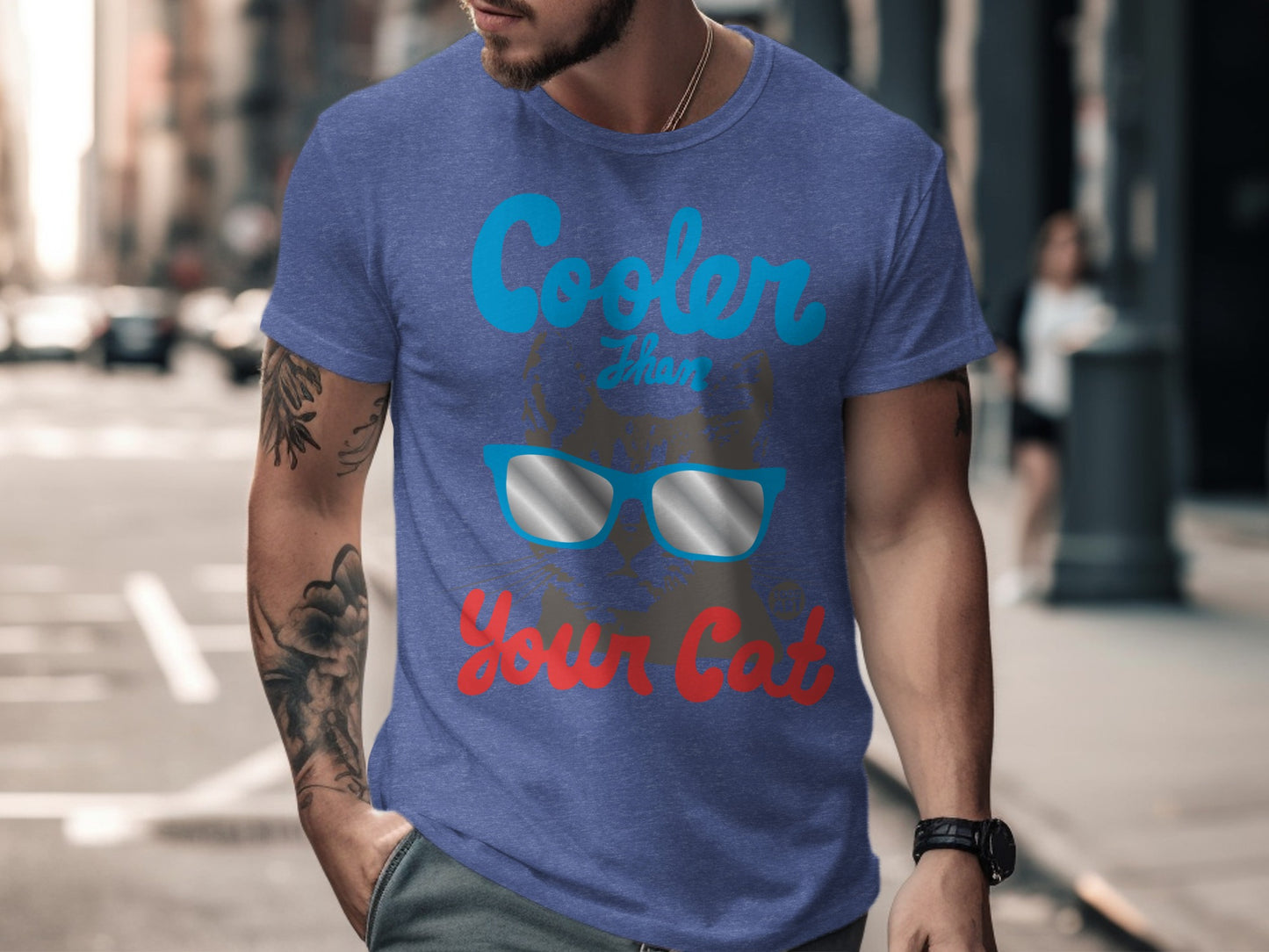 Cooler Than Your Cat Graphic Tee product