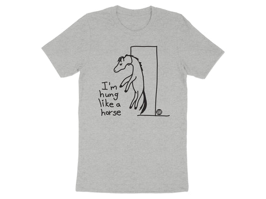 Hung Like A Horse Graphic Print T-shirt product type
