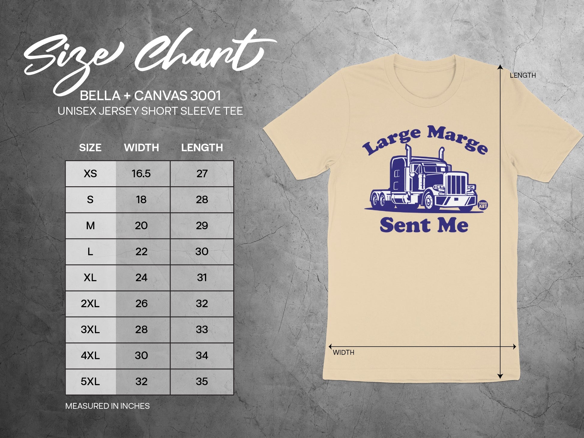 Large Marge Sent Me Unisex Jersey Short Sleeve Tee product