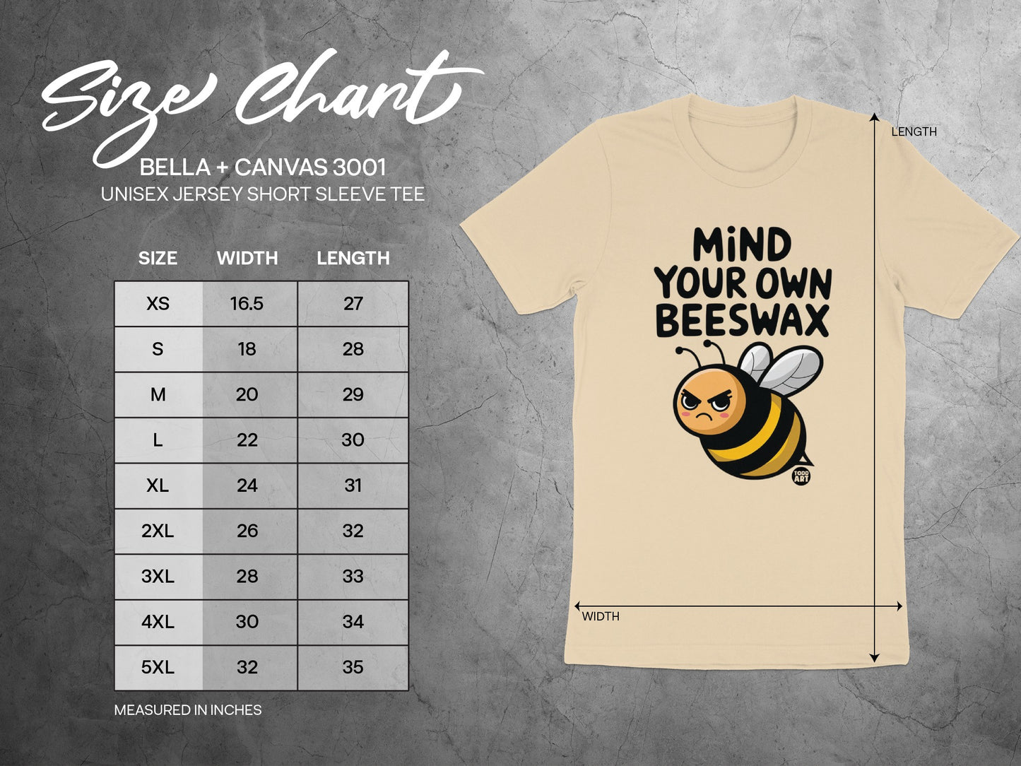 Mind Your Own Beeswax Graphic Tee product type