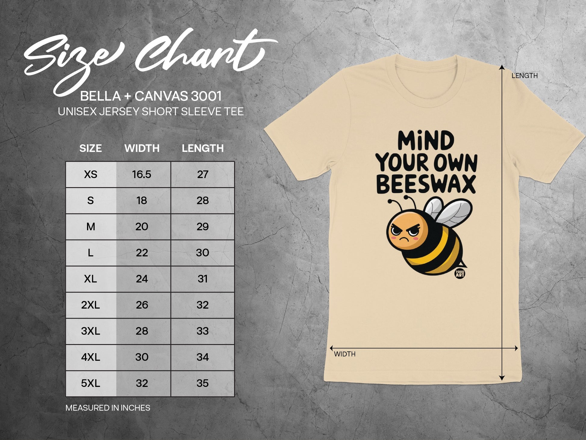 Mind Your Own Beeswax Graphic Tee product type